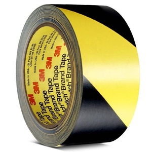 <span class=keywords><strong>Bande</strong></span> de sécurité d'avertissement de danger 3M 5702 Ruban adhésif d'avertissement noir/<span class=keywords><strong>jaune</strong></span> en caoutchouc vinyle noir <span class=keywords><strong>et</strong></span> <span class=keywords><strong>jaune</strong></span> 6 pouces - Product Image 2