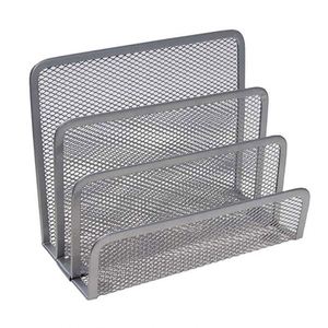 Hot Sale Best Price Office Supplies Custom Color Desk Organizer Mesh Wire 3 Section <b>Desktop</b> Letter Tray <b>Shelf</b> Letter Holder - Product Image 2
