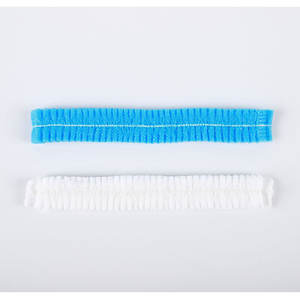 Gorro desechable de tela no tejida tipo champiñón <span class=keywords><strong>para</strong></span> <span class=keywords><strong>chef</strong></span>, <span class=keywords><strong>red</strong></span> de pelo antipolvo, suministro inmediato, 100 unidades/bolsa, 20 bolsas/caja - Product Image 5