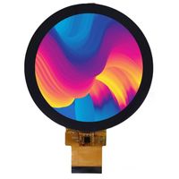 Module d'écran LCD TFT circulaire rond de 2,8 pouces, 480*480 RGB, interface SPI ST7701S, écran IPS pour tableau de bord de moto