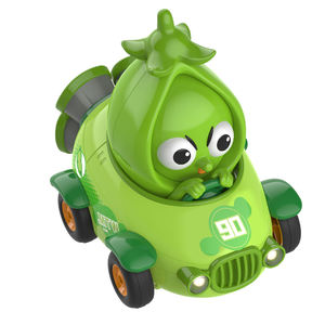 Nouveau produit transfrontalier Zesty Pea RC Car - Télécommande 2,4 GHz 40 m, vitesse 15 km/h, 360 °   Stunts, 30 minutes de jeu et design en forme de fruit - Product Image 2