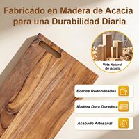 Ensemble de planches à découper en bois d'acacia massif FSC avec support, logo personnalisé, planche à découper en bois, plateau de service pour charcuterie et fromages