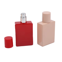 Venta al por mayor de botellas de perfume de vidrio vacías de 30 ml con tapa de rosca, logotipo personalizado, pulverizador de muestra, aceite esencial, para viaje