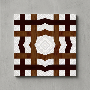 Baldosas de Madera con Diseño Especial de Madera a Rayas 300x300mm, Baldosas de Ladrillo de Estilo Nuevo para Paredes y Suelos de Jardín, Baldosas para Exteriores - Product Image 1