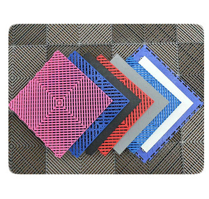 Super Heavy Duty Interlocking Plastic Garage Floor Tiles for High Traffic Car Showrooms and <b>Workshops</b> - Product Image 4
