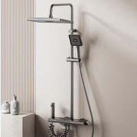 Vente en gros Ensemble thermostatique multifonctionnel pour salle de bain douche affichage numérique LED pluie pour salle de bain douche
