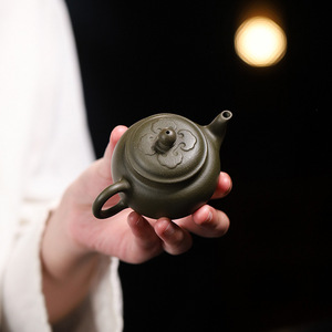 Théière en céramique Yixing de petite capacité, pour usage domestique, artisanale, moderne et minimaliste, Da Bin Ruyi, disponible à l'achat direct - Product Image 3