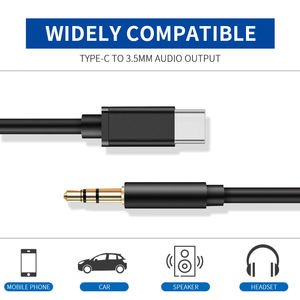 Benutzer definierte TYPE-C <span class=keywords><strong>Audio</strong></span> kabel MÄNNLICH zu 3,5mm <span class=keywords><strong>Audio</strong></span> kabel MÄNNLICH Auto Anwendbar auf Handy Auto Stereo Auto Verbindungs kabel - Product Image 2