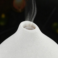 Diffuseur d'arômes intelligent électronique en céramique à changement de couleur, grande capacité, pour bureau et maison, type brume, avec minuterie