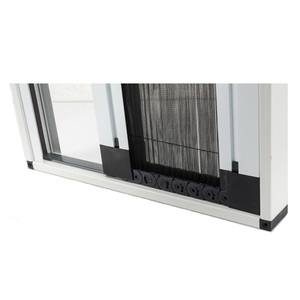 Mosquitera plegable hecha <span class=keywords><strong>a</strong></span> <span class=keywords><strong>medida</strong></span>, puertas enrolladas, perfil de Pvc, uso comercial, puerta retráctil para Patio - Product Image 3