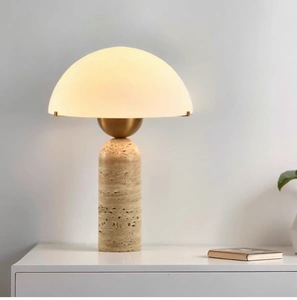 Design moderno nordico creativo casa giallo grotta pietra wabi uki crema unica luna decorativa <span class=keywords><strong>lampada</strong></span> da comodino led lampade da tavolo - Product Image 4