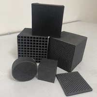 Filter Karbon Aktif Efisiensi Primer Lembaran Filter Karbon Granul Sarang Lebah Blok Padat Filter Karbon