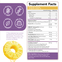OEM Natuurlijke Fruit Smaak Magnesium Ashwagandha KSM-66 Gummies voor stemmingsequilibre en stressmanagement Dagelijkse Ondersteuning