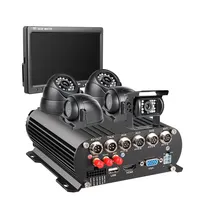 Sistema de câmera de vigilância com 8ch 4g, wi-fi, gps, 1080p ahd hdd, dvr, 7 polegadas, monitor vga, 5 ir, câmeras à prova d' água
