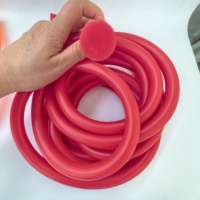 Queenlife Bandes de résistance en silicone haute élasticité pour entraînement de force et lutte, 30-70 kg, 5 mètres de long