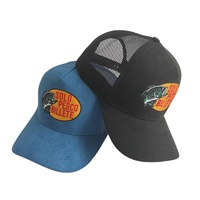 Diseña Tu Propia Gorra Deportiva de 5 Paneles de Gamuza y Malla con Bordado 3D y Logotipo Personalizado - Lista para Viajar