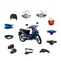Pièces détachées de moteur de moto en gros BIZ100 BIZ110 C100 SMASH110, pièces de carrosserie en plastique complètes