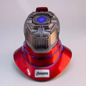 Iron man Mark 5 mũ bảo hiểm 1:1 phiên bản sưu tập với điều khiển giọng nói j.a.r.v.ij, hiệu ứng ánh sáng Ba chế độ & tấm mặt có động cơ - Product Image 4