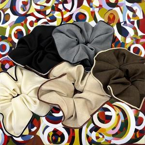 Nouveaux Chouchous XL Élégants et Vintage pour Femmes de Corée du Sud, en Tissu Uni de Niche, pour Costumes - Product Image 3