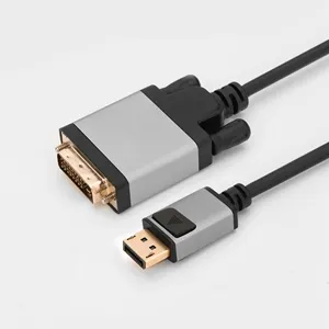 Displayport To Dvi DisplayPort Male To DVI VGA Male Cable Support 4K2K Video Resolution
