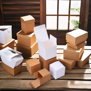 Carton recyclé de haute qualité avec logos personnalisables pour boîtes d'emballage auto-érectables pour cosmétiques et articles de première nécessité - Product Image 2