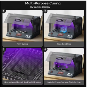 Máquina Láser Xwitzeal X1 para Extracción de Cristal Trasero de iPhone 8 a 16, 20W, Máquina de Reparación, Grabado y Curado de Teléfonos con Lámpara - Product Image 4