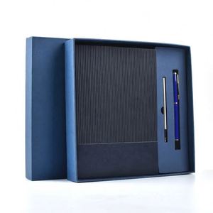A5 Premium Leather Notebook & Pen Gift Set, Business Stationery Set with Custom Logo - Product Image 2