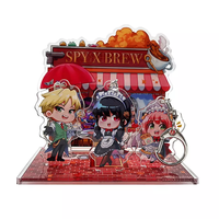 Support en acrylique transparent personnalisé pour anime, avec impression sur mesure et création de votre propre design
