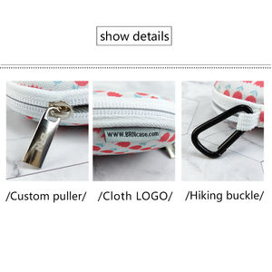 Étui pour casque d'écoute <span class=keywords><strong>filaire</strong></span> semi-intra-auriculaire bon marché Mini étui pour écouteurs au design mignon avec sac en maille <span class=keywords><strong>2</strong></span> étui de rangement pour câble de style - Product Image 4