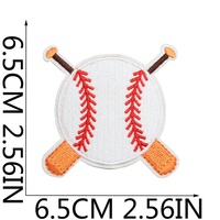 Écussons brodés sportifs en gros pour baseball, softball, soccer, football – Écussons thermocollants pour maillots d'équipe, chapeaux, sacs, appliques DIY