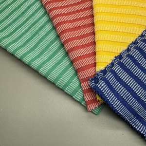 Telas de punto jacquard de poliéster reciclado de peso medio rayón Space dye - Product Image 2