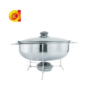 Stainless steel 28CM circular alcohol stove buffet restaurant use