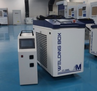 Máquina de Soldadura Láser de Fibra de Alta Precisión, Soldador Manual de Acero Inoxidable y Cobre, Láser HF