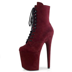 Chaussures de pole <span class=keywords><strong>dance</strong></span> pour femmes de 8 pouces, bottes exotiques, plateforme, bottes sexy pour femmes, bottes de strip-teaseuse à la cheville - Product Image 4