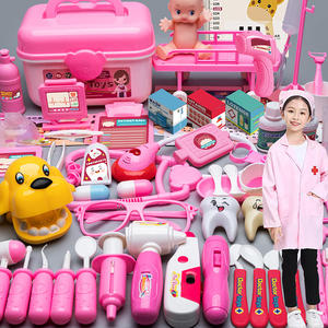 子供の赤ちゃんのための聴診器付きのおもちゃ教育医療キットのための人気のプラスチック製ドクターキット - Product Image 3