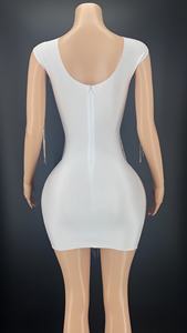 NOVANCE Y2320 Robe de vendeur de vêtements pour femmes 2021 Tenue d'été décontractée avec glands et strass Robe épissée Bar Sexo <span class=keywords><strong>En</strong></span> Mini Vestidos - Product Image 3