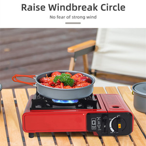 Estufa portátil de gas multifuncional, uso simple, económica, fácil de limpiar, para acampar al aire libre, precio barato, venta al por mayor - Product Image 4