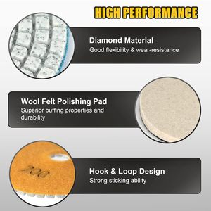 tools for <b>polishing</b> granite <b>pads</b> 125mm - Product Image 2