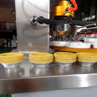 Machine automatique de fabrication de coques de tartelettes aux œufs portugaises, presse à mouler les croûtes et à former les enveloppes de tartelettes à la crème