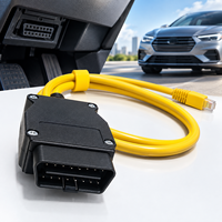 Câble Ethernet OBD2 vers RJ45 ENET, câble de diagnostic automobile OBDII, câble de codage pour voiture