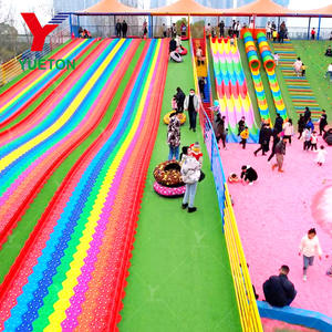 Structures de loisirs en plein air, toboggan arc-en-ciel, équipement de parc d'attractions <span class=keywords><strong>pour</strong></span> enfants, toboggan combiné - Product Image 5