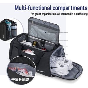 Bolsa Deportiva de Gimnasio para Hombre y Mujer con Compartimento para Zapatos - Product Image 4