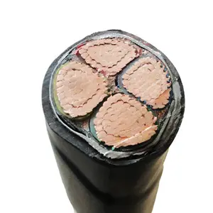 Low Voltage Electric Transmission Power Cable 0.6\/1kV Bare copper U1000 R02V 4*25mm2 for Distribution line