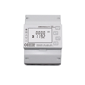100A <span class=keywords><strong>SDM630</strong></span> Modbus RS485 Carril Din KWH Medidor de energía trifásico Medidor de energía solar fotovoltaica Medidor digital RTU Medidor de energía de tres fases - Product Image 3