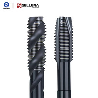 Grifo de flauta recta HSS, grifos de corte M6, grifo de tornillo en pulgadas, estándar métrico, paso fino grueso, grifo de máquina UNC para roscado de rosca