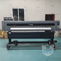 Impresora de Gran Formato de 1.8m 3.2m, Impresora Digital de Papel de Sublimación para Pancartas Fotográficas de Rollo a Rollo con Dos Cabezales Epson I3200