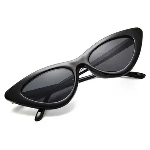 Cute Sexy Retro Cat Eye Sunglasses 2022 Women Small Black White Triangle Vintage Cheap Ladies Sun Glasses Red Female UV400
