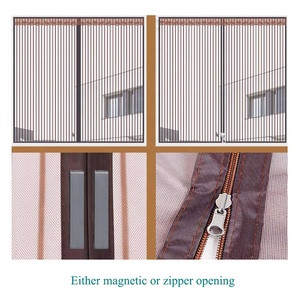 Cortina de pantalla de ventana simple con apertura de cremallera media adhesiva - Product Image 5