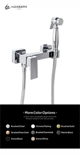 Robinet de Douche Portable SUS304 Chromé à Prix d'Usine pour Eau Chaude et Froide, Accessoire de Robinet de Salle de Bain - Product Image 4