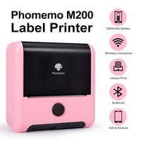 Phomemo M221 Mini imprimante thermique de codes à barres 3 pouces grande étiqueteuse pour l'impression de codes à barres d'adresse de compatibilité IOS pour les petites entreprises